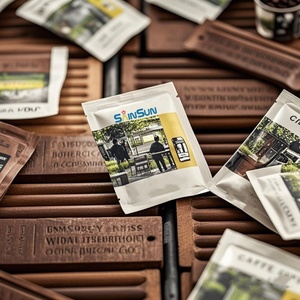 Sachets de café en poudre thermoscellables personnalisés avec logo, vides, verts, pour café moulu instantané, en rouleau, pour vente en gros - Product Image 6