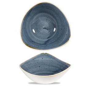 Bluberry Deep Coupe Bowl 15,3 cm Triangular Churchill Stonecast Sbbstrb6 - Product Image 1