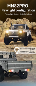 Mn82 Pro 1/12 <span class=keywords><strong>RC</strong></span> Xe Bán Tải 2.4G <span class=keywords><strong>Rtr</strong></span> Đài Phát Thanh Điều Khiển <span class=keywords><strong>Crawler</strong></span> 4WD Off-Road Xe Có Thể Điều Khiển Đèn Pha Lớn Đồ Chơi Cho Trẻ Em - Product Image 5