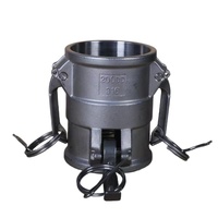 Bride femelle de verrouillage à 4 cames en acier inoxydable avec raccord camlock
