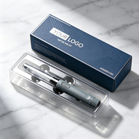 Étiquettes autocollantes découpées sur mesure pour boîtes de stylos à peptides avec boîtes en carton assorties, autocollants en vinyle imperméables et combo d'emballage