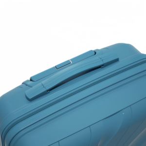 <span class=keywords><strong>Valise</strong></span> de couleur unie en PP avec serrure intégrée Vente en gros d'usine de haute qualité bon marché - Product Image 2
