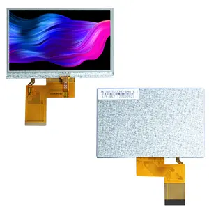 4.3 pollici touch schermo lcd TN 480*272 risoluzione 300 luminanza resistivo touch panel tft schermo lcd