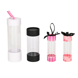 Tùy chỉnh xách tay PVC Ống Vuông hồ sơ Chất lượng hộp nhựa cho trò chơi Pad Lưu trữ hình trụ Hộp ống giấy - Product Image 1