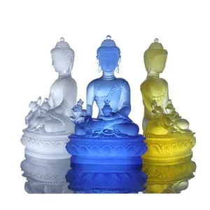 3D Liuli glass liuli buddha