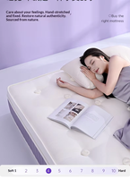 Matelas en grille TPE durable, soulagement de la pression, design moderne, OEM, vente en gros en vrac, directement de l'usine