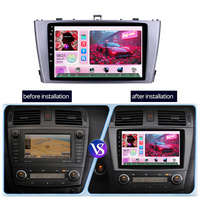 Autoradio 9 pouces avec commande au volant, DVR, Plug & Play, compatible avec le système d'origine Toyota Avensis 2009-2013