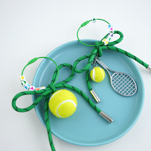 <b>Red</b> Book Tennis Racket Keychain <b>Bag</b> Charm Sports Souvenir Prize <b>Gift</b> Plastic Pendant for Car <b>Bag</b> Accessories - Product Image 2