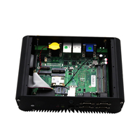 Mini PC Industrial EGLOBAL sin Ventilador, Intel Core I7-10510U de Cuatro Núcleos y 8 Subprocesos, DDR4 Máx. 64G, MSATA SSD, Sistema Operativo Win 8/10/11/Linux