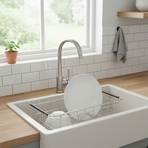 Escurridor de Platos Personalizable, Organizador de Platos, Multiusos, Acero Inoxidable 304, para Fregadero de Cocina - Product Image 3