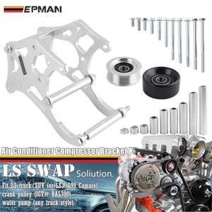 ADDCO - EPMAN สําหรับ <span class=keywords><strong>Sanden</strong></span> 508 LS1 LS2 LS3 LS6 LS LSX รถบรรทุกอลูมิเนียม A/C เครื่องปรับอากาศคอมเพรสเซอร์วงเล็บ EPAA01G09 - Product Image 4