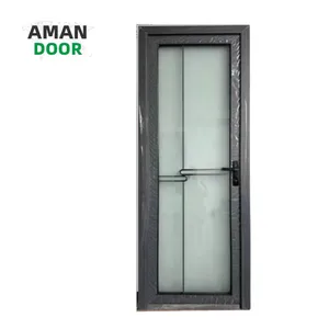 ภาพสต็อกประตู Aman ประตูกระจกฝ้าเข้าห้องน้ำ
