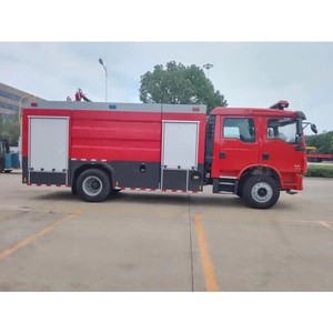 Camion de pompiers Shacman, petit modèle, 4x2, 6 roues, réservoir d'eau de 8000 L, nouveau camion de sauvetage et de lutte contre les incendies diesel - Product Image 5