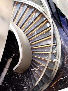 <span class=keywords><strong>บันได</strong></span>โค้งหินอ่อนมาตรฐานสำหรับอาคาร2023 viko ดีไซน์<span class=keywords><strong>บันได</strong></span>แก้วและไม้ - Product Image 5