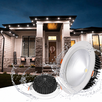 Downlight LED COB encastré étanche IP65 15W 20W 30W en aluminium moulé sous pression, projecteur de plafond commercial, éclairage architectural
