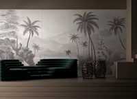 Panneau mural décoratif d'intérieur, papier peint 3D, murale forestière, grand paysage naturel, décor mural
