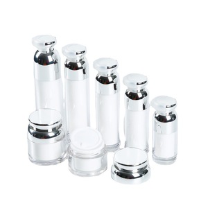 Xiangmei Acrylic Dome <b>Bottle</b> 50g Clip-on Cap Frost Surface Cosmetic Packaging For Creams Lotions Essences Serums - Product Image 5