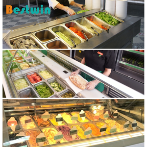 โต๊ะอบไอน้ำสแตนเลสทุกขนาดภาชนะภาชนะภาชนะอาหาร GN กระทะสไตล์ยุโรป - Product Image 6