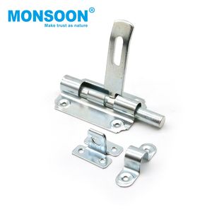 Loquet de porte coulissante en acier de 3/4/5 pouces pour cuisine, appartement, maison – Quincaillerie de sécurité pour charnières et loquets de porte - Product Image 6