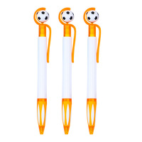 Student Daily Use Football Shape Click Ballpoint <strong>Pen</strong> Multiple Colors Available Custom Logo Wholesale Stationery