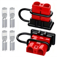 Terminal de Batería de Conexión Rápida Daiertek Gris 120A con Cubierta para Aplicaciones Marinas y Automotrices, Conector de Cable de Batería de Alta Resistencia