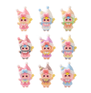 Adorables figurines de dessins animés pour enfants, ornements 3D floqués, sacs surprises mystérieux à trois personnages, collection de jouets pour enfants en capsule - Product Image 5