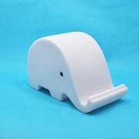 Wholesale Promotional Custom Cute Kids Safe Plastic PVC Elephant Shape Piggy Coin Bank