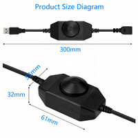 Variateur de luminosité tactile manuel USB DC 5V à intensité progressive pour bande LED 5050 2838, contrôleur de réglage de la luminosité 1 canal