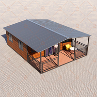 Maison conteneur extensible à installation rapide, unité de logement préfabriquée pour complexe hôtelier, camping, hébergement temporaire
