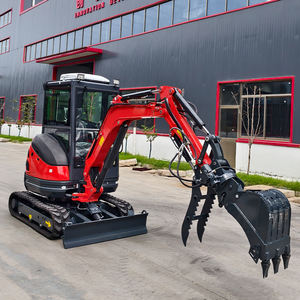 Гусеничный экскаватор мини 1 тонна 2 тонны с дизельным двигателем KUBOTA air условный мини-экскаватор - Product Image 4