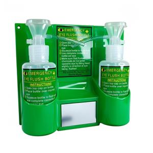 Station de lavage oculaire d'urgence murale portable DIY avec bouteilles ABS écologiques de 500 ml, design léger et compact - Product Image 1