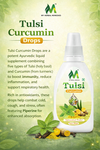 Tulsi Curcumin, Suplemento Premium a Base de Plantas para el Bienestar, Refresco Natural, Vitalidad Diaria y Cuidado del Estilo de Vida Equilibrado - Product Image 3