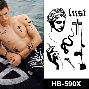 Oem ODM Chất lượng cao không độc hại nước chuyển biểu tượng tùy chỉnh thiết kế giả cơ thể nghệ thuật có thể giặt in tạm thời Tatoo Sticker tùy chỉnh - Product Image 5