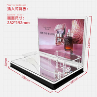 Support d'affichage en acrylique personnalisé pour les produits de soin de la peau et les cosmétiques dans les magasins de détail