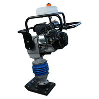 Machine à compacter le sol vibratoire Huiteng à moteur essence chinois haute efficacité 5,5-6,5 CV 220V, garantie 1 an, testée