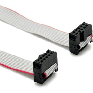 สายเคเบิลแบบแบน Gikfun Copper ขนาด 2.54 มม. ระยะห่างระหว่างขั้ว 2 แถว 10 พิน แบบตัวเมียต่อกับตัวเมีย IDC สำหรับงาน DIY - Product Image 1