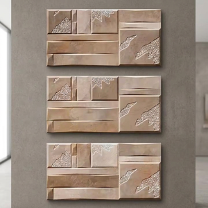 Vente en gros de carreaux muraux numériques bruns en céramique 300x600mm 12x24 briques de pierre décoratives 30x60cm prix bon marché pour les murs intérieurs - Product Image 6