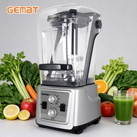 Blender Jus Buah Multifungsi Anti Bising dengan Kontrol Timer dan Peredam Suara, Kapasitas 6 Liter, Blender Profesional Anti Bising