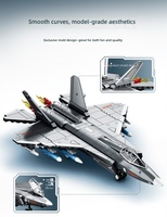 Ensemble de blocs de construction d'avions Sembo, jouet éducatif de construction DIY, plastique ABS, échelle 1:32, 202244