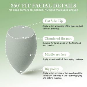 Multiple Shapes Ultra Soft Fine Texture Hydrophilic Non-Latex Polyurethane <b>Makeup</b> Blender Sponge Private Label Latex Free Sponge - Product Image 2