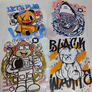 Transferts d'impression <span class=keywords><strong>sur</strong></span> écran de haute qualité personnalisés, transferts DTF, designs prêts à être pressés, transferts thermiques pour t-shirts - Product Image 4