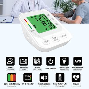 Monitor de Presión Arterial Digital Económico Tricolor para el Hogar, Esfigmomanómetro, Aparato Médico - Product Image 2
