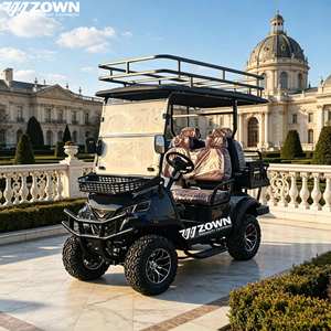 4 Seater Electric Golf Cart 48V Battery Custom Color Hotel Park Shuttle <b>Buggy</b> - Product Image 1