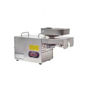 เครื่องกดน้ำมันจากเมล็ดพืชขนาดเล็ก ทำจากสแตนเลส 304 สำหรับใช้ในบ้าน เหมาะสำหรับน้ำมันมะกอกแบบสกัดเย็น - Product Image 2