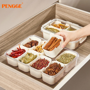 <span class=keywords><strong>PET</strong></span> o recipiente de alimento sem bisphenol A, recipiente seco quadrado do armazenamento do fruto com tampa plástica transparente - Product Image 3