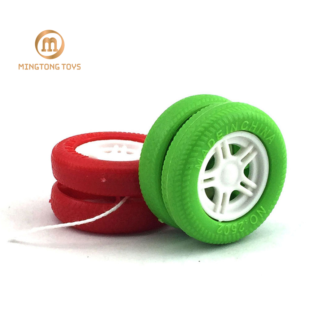 Милая Форма колеса дешевые мини пластиковые дети Yoyo мяч игрушка