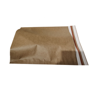 Sacs d'expédition en papier kraft brun 100% compostables, recyclés, écologiques, biodégradables, imperméables, pour chaussures et vêtements, impression flexo