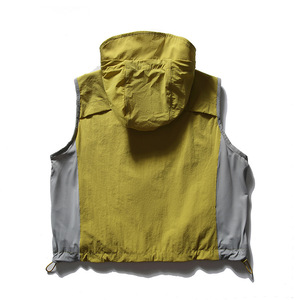 Chaqueta Cortavientos <span class=keywords><strong>sin</strong></span> Mangas Unisex de Secado Rápido para Exteriores 2026, Chaleco Deportivo Transpirable con Capucha - Product Image 2