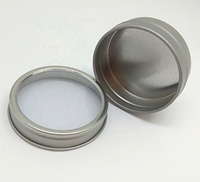 Boîte en métal aluminium ronde de 100 ml pour gâteau au chocolat et bonbons