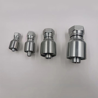 Raccord rapide hydraulique en laiton femelle-mâle à face plate 1/4 en acier inoxydable pour paintball